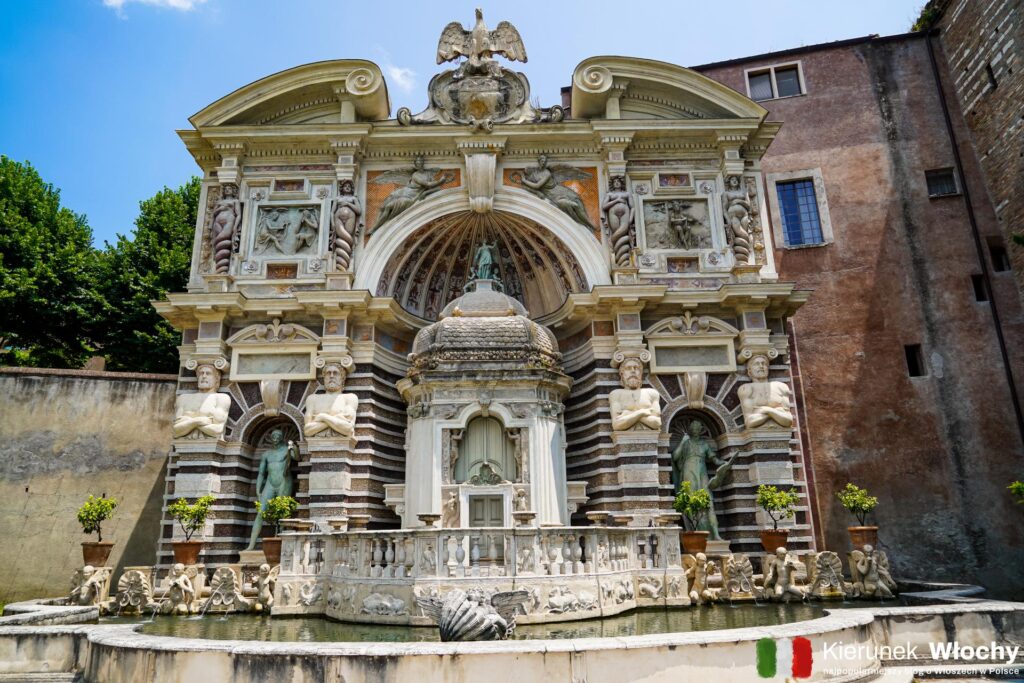Fontana dell'Organo, Villa d'Este, Tivoli, Włochy (fot. Łukasz Ropczyński, kierunekwlochy.pl)