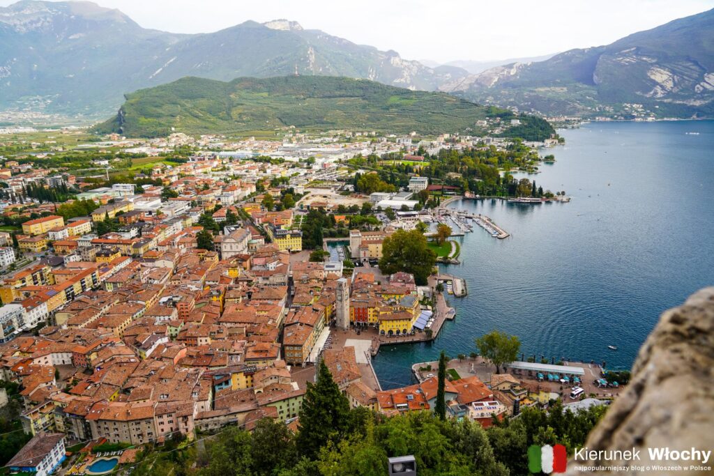 widok z Bastionu w Riva del Garda, Trydent, Włochy (fot. Łukasz Ropczyński, kierunekwlochy.pl)