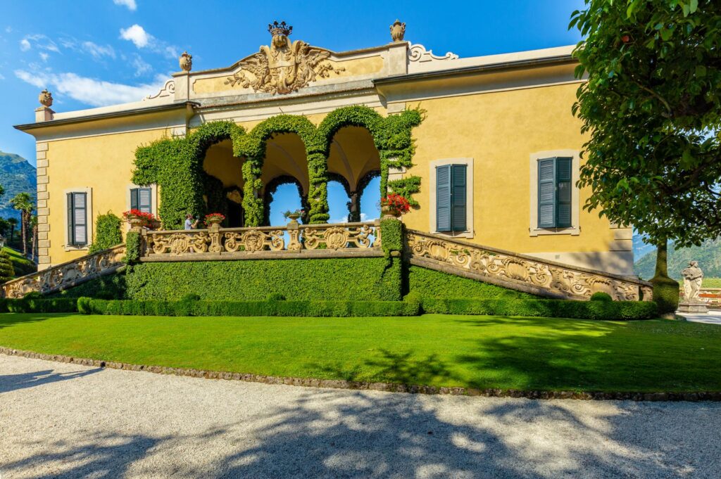 Villa del Balbianello nad jeziorem Como, Lombardia, Włochy