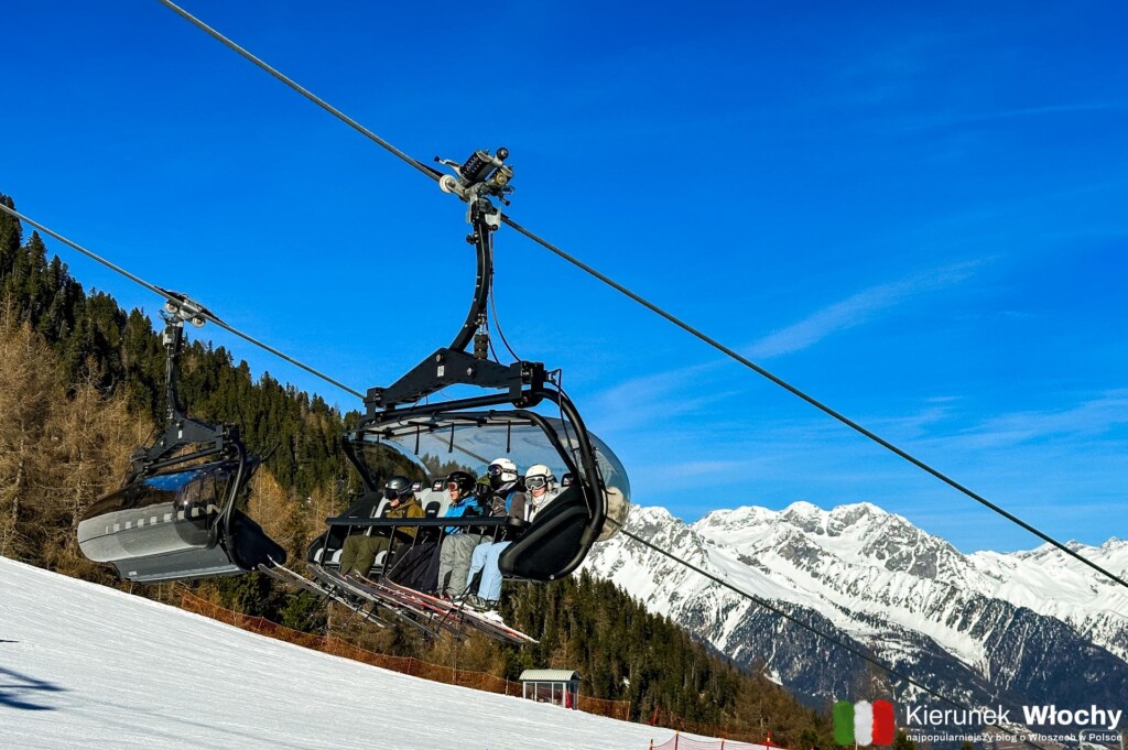 wyciąg krzesełkowy Seenock, Speikboden, dolina Ahrntal, Południowy Tyrol (fot. Łukasz Ropczyński, kierunekwlochy.pl)