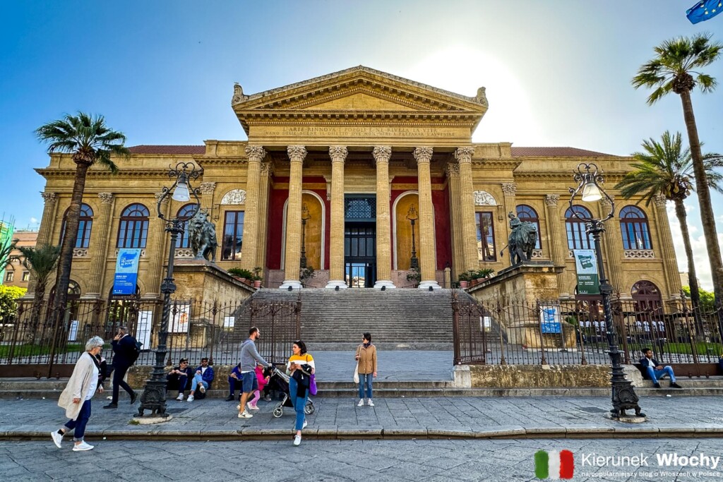 Teatro Massimo w Palermo, Sycylia, Włochy (fot. Łukasz Ropczyński, kierunekwlochy.pl)