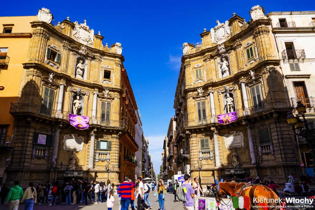 Quattro Canti, Palermo, Sycylia, Włochy (fot. Łukasz Ropczyński, kierunekwlochy.pl)