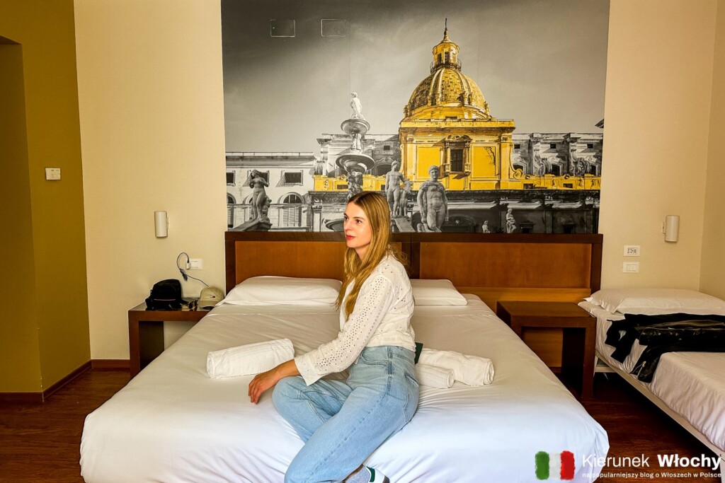nasz pokój w B&B Hotel Palermo Quattro Canti, Sycylia, Włochy (fot. Łukasz Ropczyński, kierunekwlochy.pl)