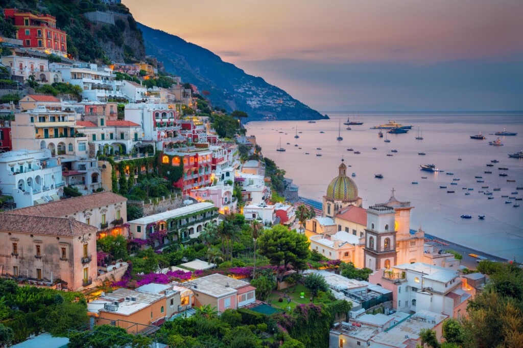 Positano, wybrzeże Amalfitańskie, Włochy