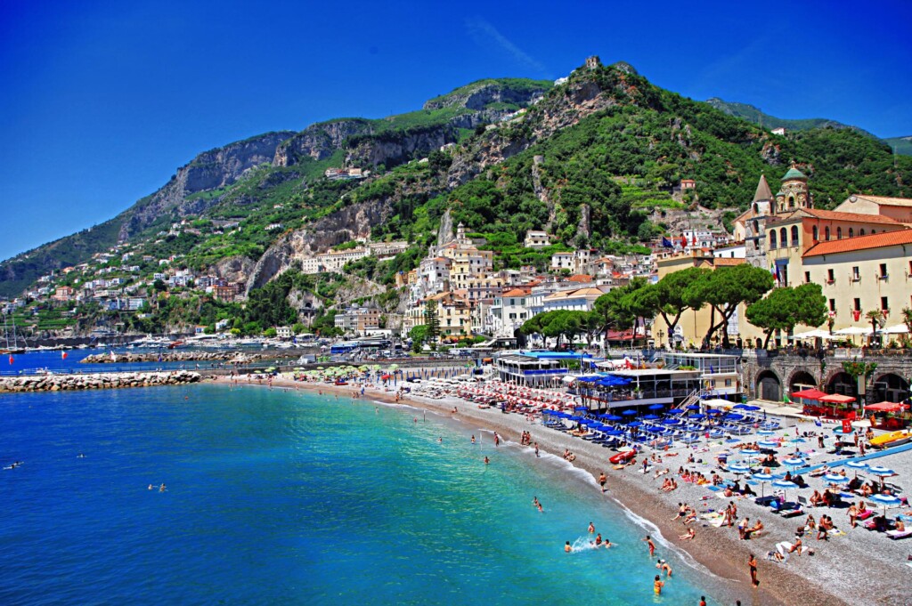 Positano, wybrzeże Amalfitańskie, Włochy