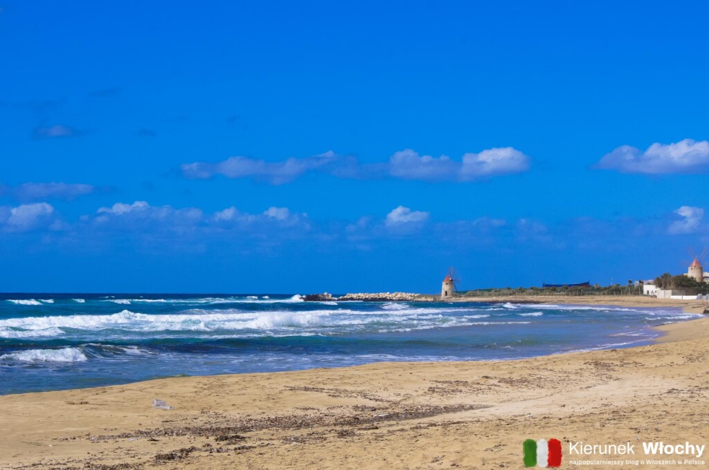 plaża San Giuliano w Trapani, Sycylia, Włochy (fot. Łukasz Ropczyński, kierunekwlochy.pl)