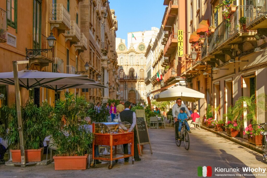 Corso Vittorio Emanuele, Trapani, Sycylia, Włochy (fot. Łukasz Ropczyński, kierunekwlochy.pl)