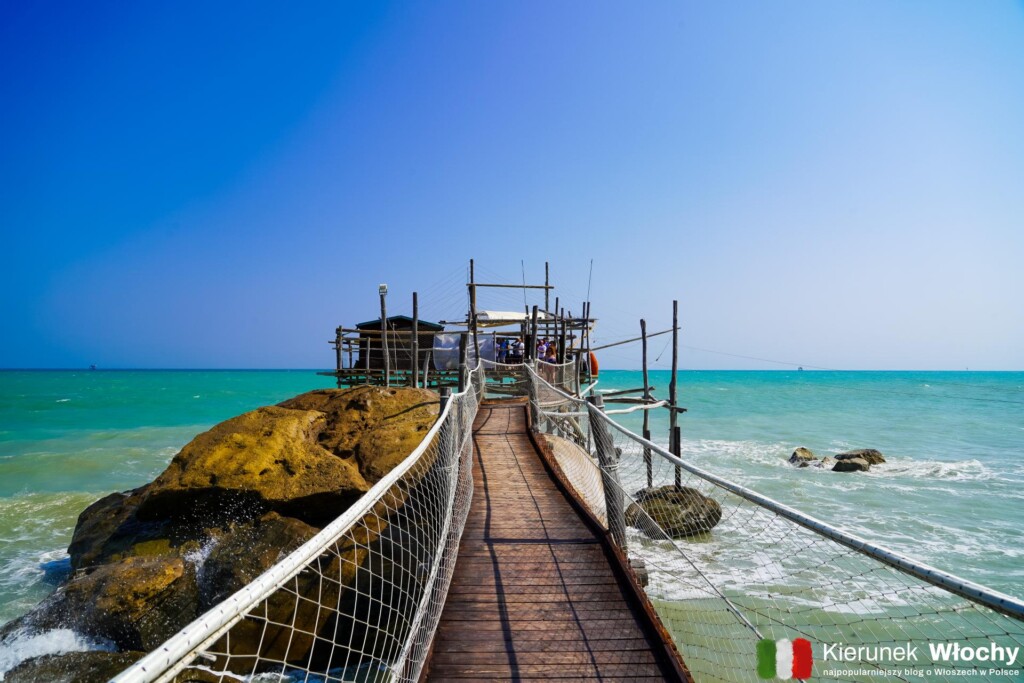 Trabocco Le Morge, Costa dei Trabocchi, wybrzeże Abruzji, Włochy (fot. Łukasz Ropczyński, kierunekwlochy.pl)