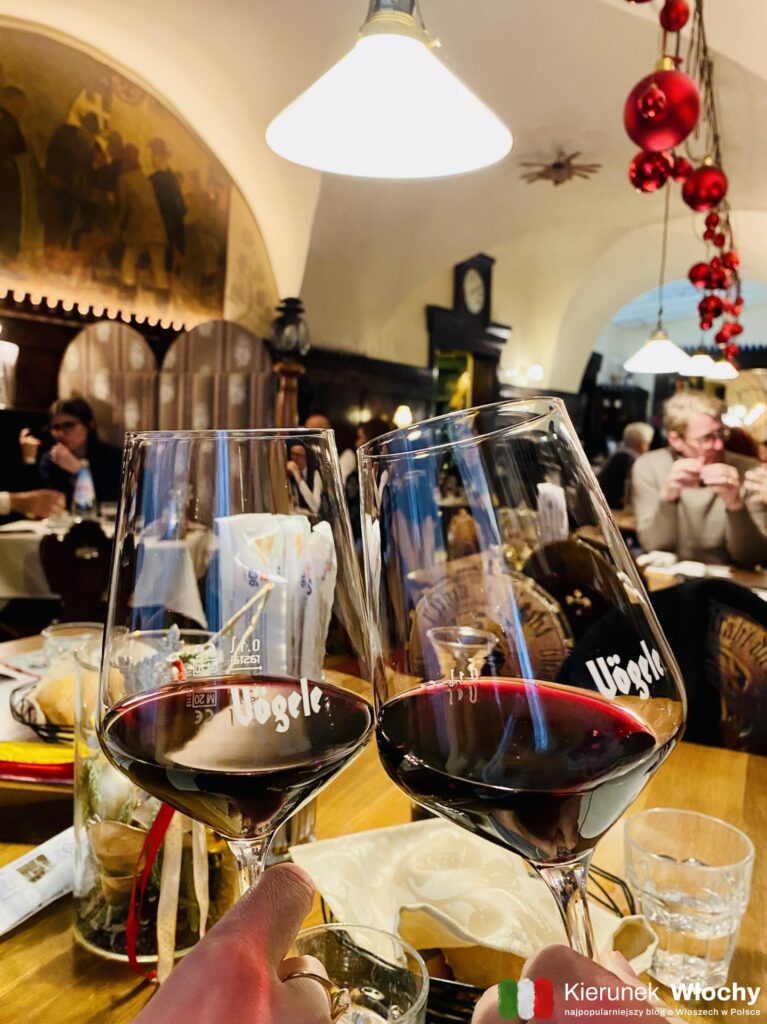 w restauracji Vögele w Bolzano, Południowy Tyrol / Südtirol, Włochy (fot. Łukasz Ropczyński, kierunekwlochy.pl)