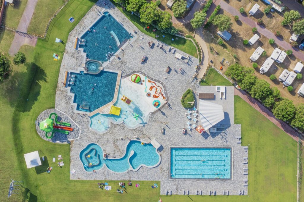 park wodny na kempingu Village Baia Blu La Tortuga, Sardynia, Włochy (fot. Baia Holiday)