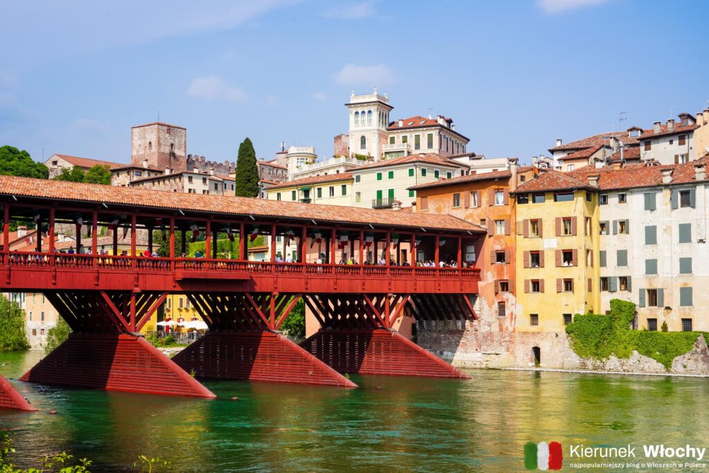 Ponte degli Alpini, Bassano del Grappa, Wenecja Euganejska, Włochy (fot. Łukasz Ropczyński, kierunekwlochy.pl)