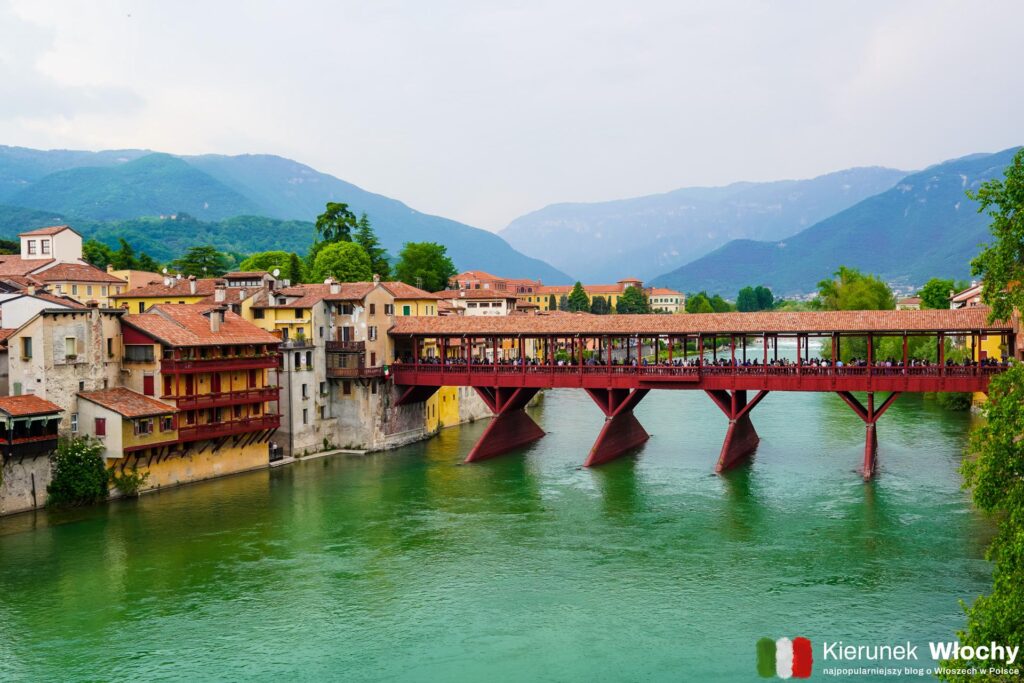 Ponte degli Alpini, Bassano del Grappa, Wenecja Euganejska, Włochy (fot. Łukasz Ropczyński, kierunekwlochy.pl)